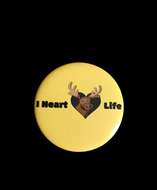 I Heart Moose Life Refrigerator Magnet