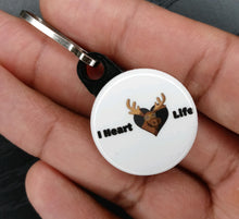 Load image into Gallery viewer, I Heart Moose Life Zipper Pulls
