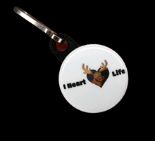 Load image into Gallery viewer, I Heart Moose Life Zipper Pulls
